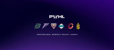 Les six équipes de la Ligue professionnelle de hockey féminin ont de nouveaux noms et de nouveaux logos. (Photo via la page Facebook de la LPHF.)