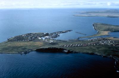 :] L’île St. Paul, au large des côtes de l’Alaska, est un havre de paix pour la faune et la flore. (Photo : U.S. Army Corps of Engineers [Corps d’ingénieurs de l’armée américaine], via Wikimedia Commons.)