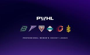 Les six équipes de la Ligue professionnelle de hockey féminin ont de nouveaux noms et de nouveaux logos. (Photo via la page Facebook de la LPHF.)